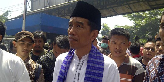 Jokowi mengaku tak pernah bicara jabatan dengan Mahfud MD