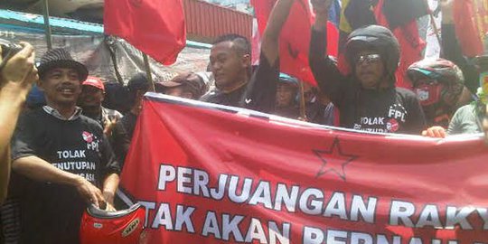 Demo tolak penutupan Dolly 'disusupi' aksi dukung Jokowi