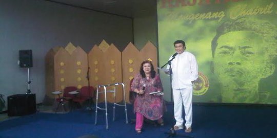 Duet dengan putri Chairil Anwar,Rhoma baca puisi Karawang-Bekasi