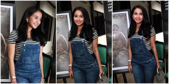 Kepanasan di Bangkok, kulit Laudya Cynthia Bella coklat eksotik