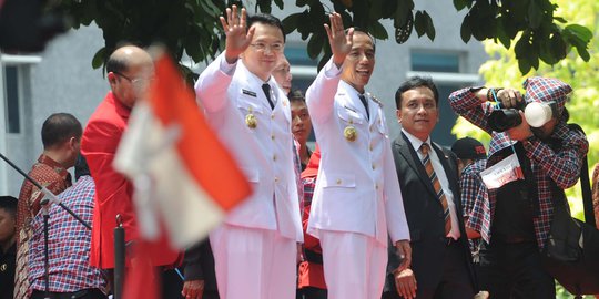 Jokowi sebut Ahok bisa ambil kebijakan atas izin presiden