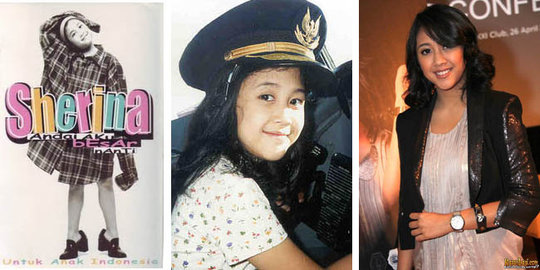 inilah wajah 7 artis cilik indonesia dulu dan sekarang