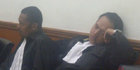 Hakim baca surat tuntutan JPU, pengacara Hercules tidur