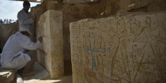 Penemuan makam jenderal besar zaman Firaun di Saqqara