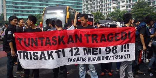 Jokowi desak dalang kasus Tragedi Trisakti ditangkap