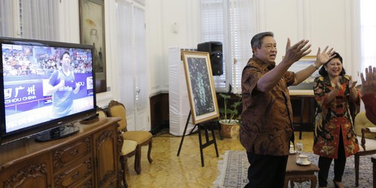 Pesan Presiden SBY untuk tim Thomas dan Uber Cup: Main tenang