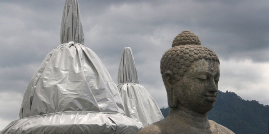 Kepala Buddha dikembalikan ke Candi Borobudur