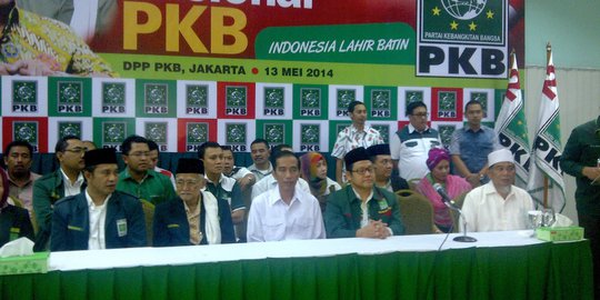 Cerita lucu Jokowi di markas PKB