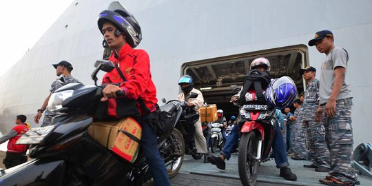 Musim mudik, Kemenhub angkut 8.900 motor pemudik gratis per hari