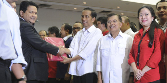 Jokowi-JK daftar capres-cawapres ke KPU