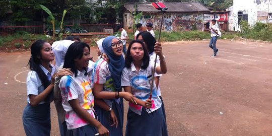 Rayakan kelulusan, pelajar SMK 31 coret-coretan