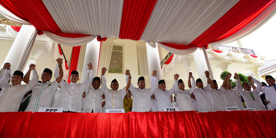 Enam partai politik tandatangani surat dukungan Prabowo-Hatta