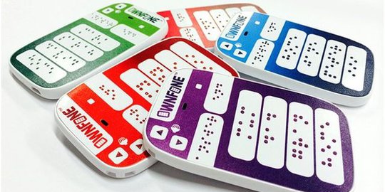 Ini ponsel Braille 'pertama' di dunia