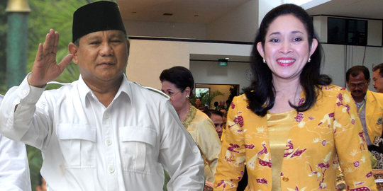 Mau disatukan lagi dengan Prabowo, Titiek hanya tersenyum