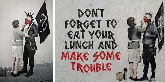 Banksy, seniman mural musuh intelijen sejagat