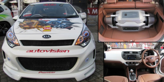 Kia Rio dipermak Signal Kustom, ini hasilnya!  merdeka.com