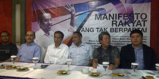 Faisal Basri, Butet, hingga Goenawan Mohamad dukung Jokowi-JK