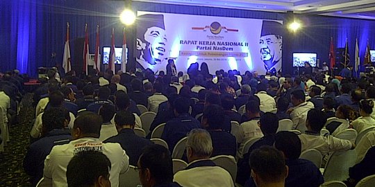 Rakernas NasDem dihadiri 4 ketum parpol koalisi Jokowi-JK