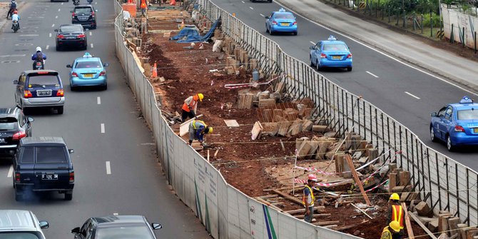 Proyek galian MRT  dimulai jalur Sudirman akan tambah 