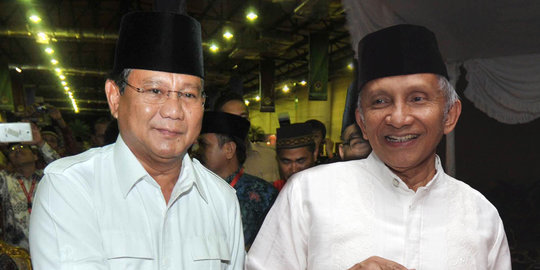 4 Puja puji Amien Rais untuk Prabowo