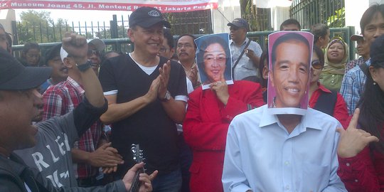 Relawan klaim Jokowi nyapres atas restu warga Jakarta