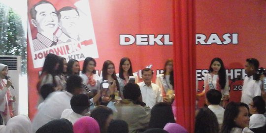 9 Finalis Puteri Indonesia dukung Jokowi-JK