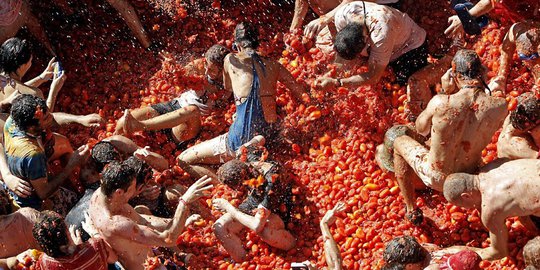 7 Festival perang makanan paling seru di dunia