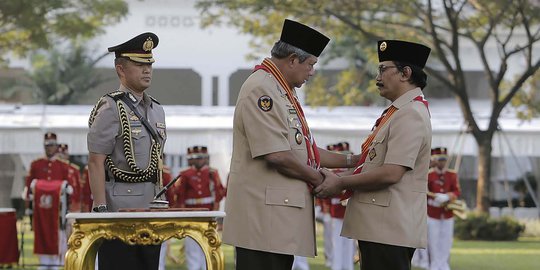 Pelantikan Adhyaksa Dault jadi Ketua Kwarnas Pramuka