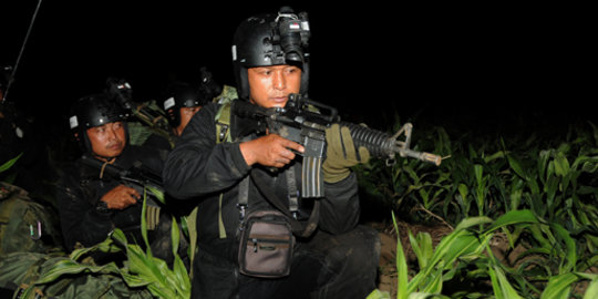 25 Prajurit elite TNI gelar operasi senyap di Situbondo