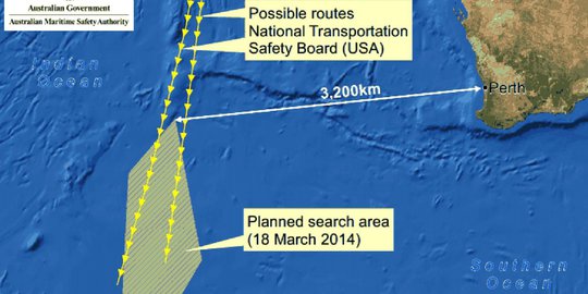 Pelaut Inggris klaim lihat MH370 terbang di atas Samudera Hindia