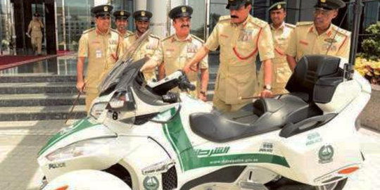 Polisi Dubai tambah armada patroli dengan motor gede