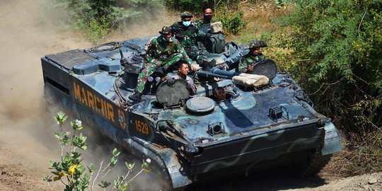 Puncak Latgab TNI digelar, seluruh kekuatan dikerahkan