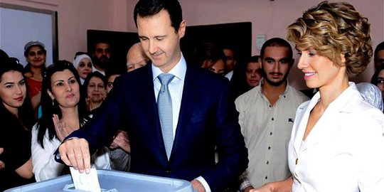 Assad menang dalam pemilihan presiden Suriah