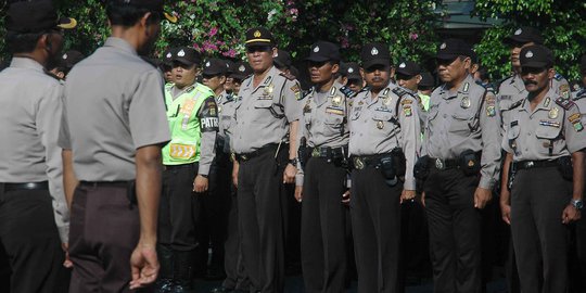 Banyak polisi tewas karena asam urat & kecelakaan di 2014