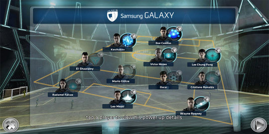 Game Messi dan Ronaldo dalam Galaxy 11 tersedia di Google Play