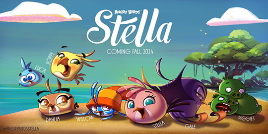 Angry Birds Stella hadir dengan banyak karakter baru