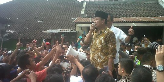 Prabowo ajak warga Solo coblos no 1 agar tak dipimpin 