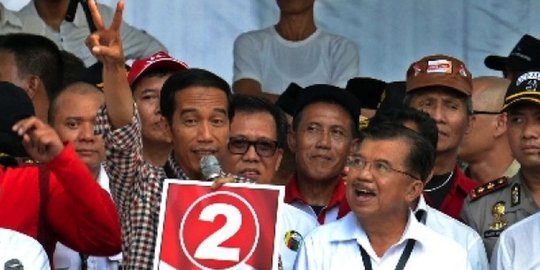 Sepekan, Sumbangan untuk Jokowi-JK Tembus Rp 27 Miliar