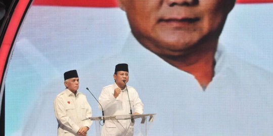 Kata Prabowo soal HAM, korupsi & demokrasi dalam debat capres