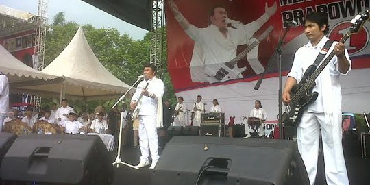 Kampanye di Bogor, Prabowo didampingi Rhoma Irama