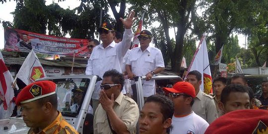 Prabowo kampanye di Aceh dan Medan, Hatta ke Bengkulu dan Jabar