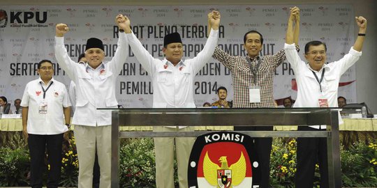 5 Survei terbaru ini tunjukkan Jokowi masih ungguli Prabowo