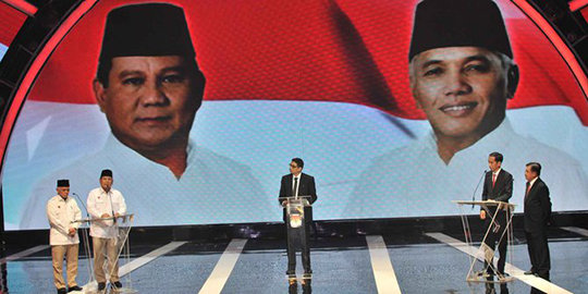 Setelah Debat Capres 2014, Jokowi-JK ungguli Prabowo-Hatta