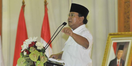 Prabowo lebih menghormati China dari pada Amerika