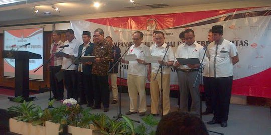 Gandeng pemerintah & timses, KPU Yogya deklarasi kampanye damai