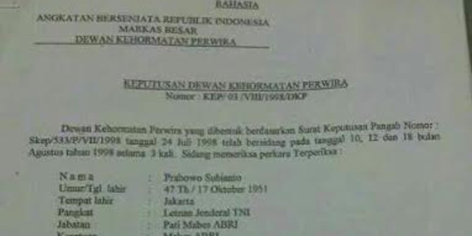 Soal bocoran dokumen DKP, tim Prabowo tak kompak