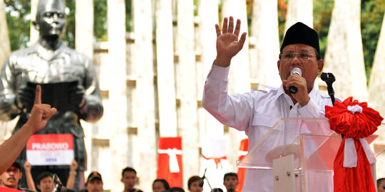 Prabowo: Saya ingin jadi Deng Xiao Ping Indonesia