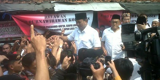 Kampanye di Cililin, Prabowo teringat saat latihan Kopassus