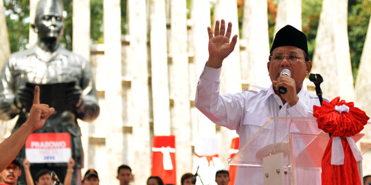 Prabowo resmi buka rekening sumbangan kampanye dari masyarakat