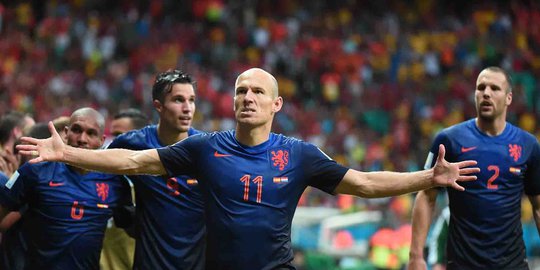 Tragis, juara bertahan Spanyol menyerah 5-1 di tangan Belanda